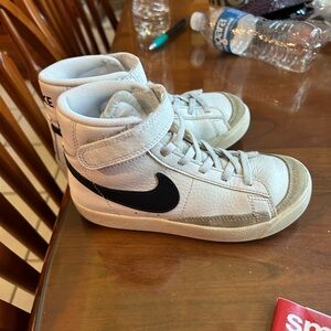 Nike White and Black Athletic Shoes